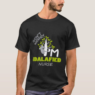 Camiseta Enfermeira Fofa Coala Engraçado Koalaficado Enfer