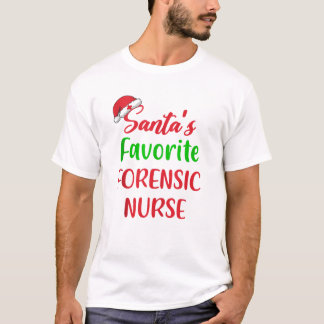 Camiseta Enfermeira Forense Favorita Engraçado Natal