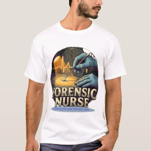 Camiseta Enfermeira Forense Iluminando o Invisível