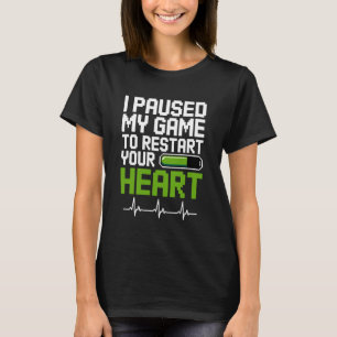Camiseta Enfermeira Gamer Jogos Engraçado UTI RN Enfermeira