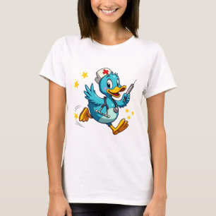 Camiseta Enfermeira Ganso Bobo - Presente para Estudantes d