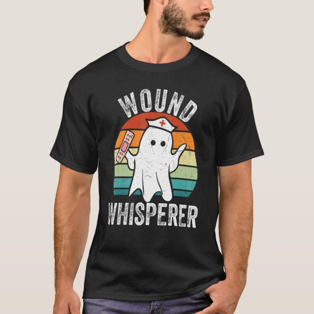 Camiseta Enfermeira Ghost Ghost Nurse Boo Halloween (Frente)