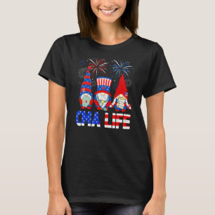 Camiseta Enfermeira Gnomos Americana Cma Enfermeira Stethos