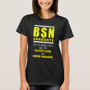 Camiseta Enfermeira Graduada Aluna Bsn Enfermagem Graduação
