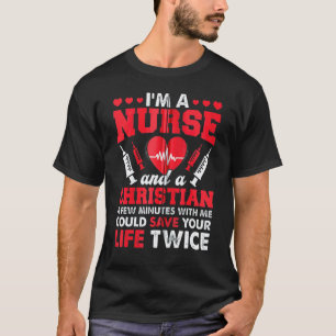 Camiseta Enfermeira Graduada Cristã Enfermagem Legal Gradua