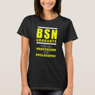 Camiseta Enfermeira Graduada Estudante Bsn Graduação Enferm