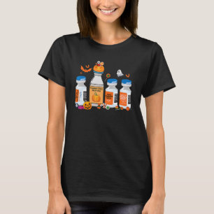 Camiseta Enfermeira Halloween Abóbora Especiada Propofol At