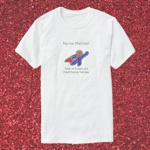 Camiseta Enfermeira Herói da Saúde