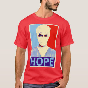 Camiseta Enfermeira HOPE Tributação no Estilo Shepard Faire