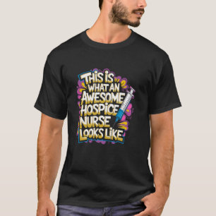 Camiseta Enfermeira Hospice Design para Enfermagem Paliativ