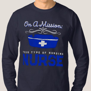 Camiseta Enfermeira Hospice Hospital Estudante de Medicina