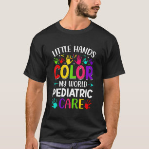 Camiseta Enfermeira Hospital - Pequenas Mãos Colorem Meu Mu