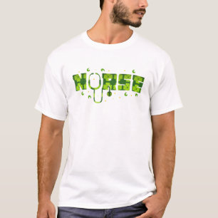 Camiseta Enfermeira Irlandesa Stethoscope Scrub Nu Dia de