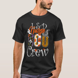 Camiseta Enfermeira L&d Boo Crew Halloween Enfermeira de Tr