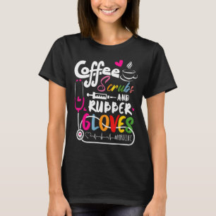 Camiseta Enfermeira Legal engraçada, cotas de café e borrac