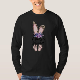 Camiseta Enfermeira-leopardo-Floral Enfermeira-Coelhinha Rn