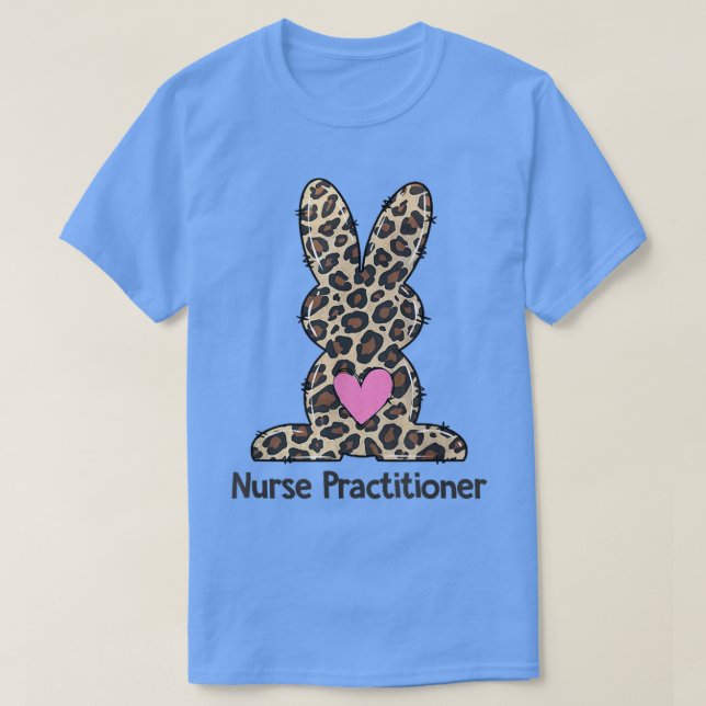 Camiseta Enfermeira-leopardo Nur Futuro da Páscoa (Frente do Design)