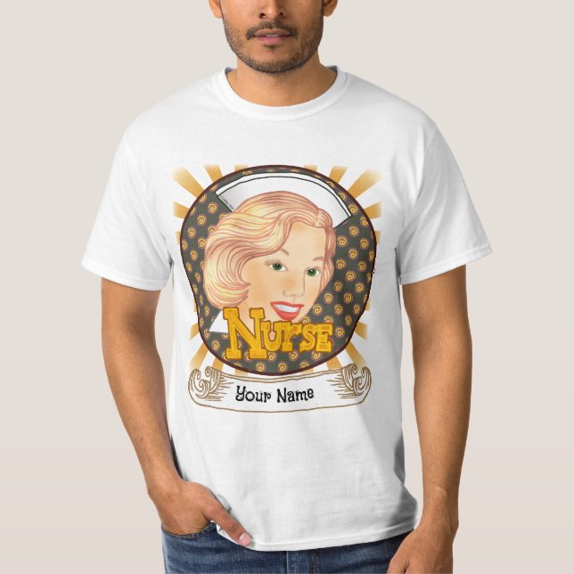 Camiseta Enfermeira loira (Frente)