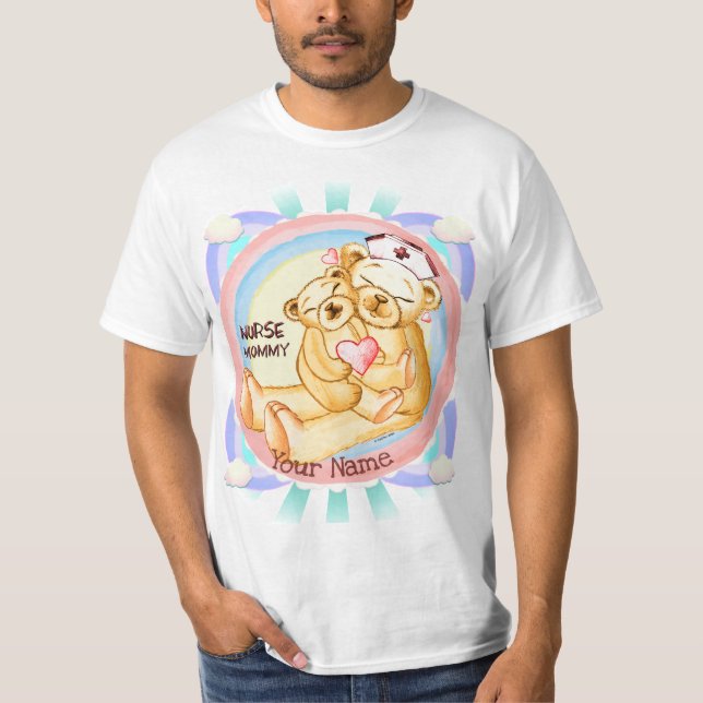 Camiseta enfermeira mamãe (Frente)