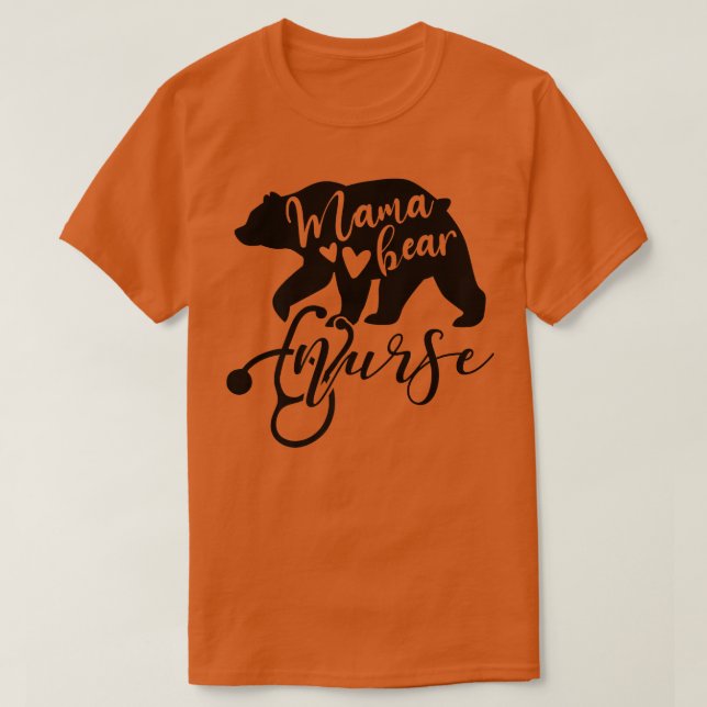 Camiseta Enfermeira Mamãe Mamãe Enfermeira Premium129 (Frente do Design)