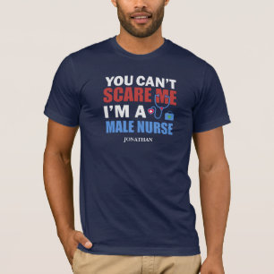Camiseta Enfermeira masculina personalizada e engraçada