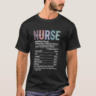 Camiseta Enfermeira Med-Surg Fato de Nutrição Engraçado Pro