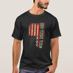 Camiseta Enfermeira Médica 4 de julho, enfermeira Patriótic