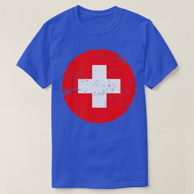 Camiseta Enfermeira Médica Costume Uniforme Cruz Vermelha V (Frente do Design)