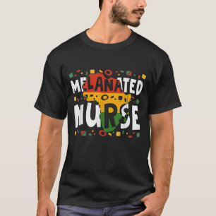 Camiseta Enfermeira Melanin Black African Histor Melanin