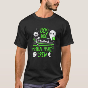 Camiseta Enfermeira Mental Enfermeira Psych Boo Crew Enferm