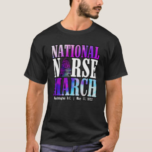 Camiseta Enfermeira Nacional Marcha 12 De Maio De 2022 Milh