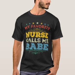 Camiseta Enfermeira Namorado engraçada Cite Minha Chamada F