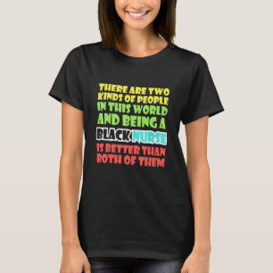 Camiseta Enfermeira Negra Disfarçada História Afro-American