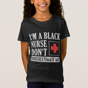 Camiseta Enfermeira Negra Energetic African American Histor