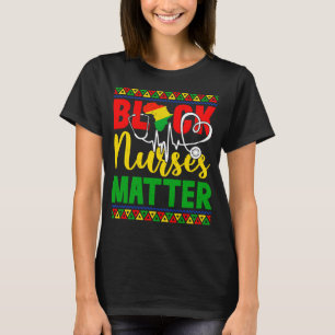 Camiseta Enfermeira Negra Magia Afro Melanin Rainha Negra