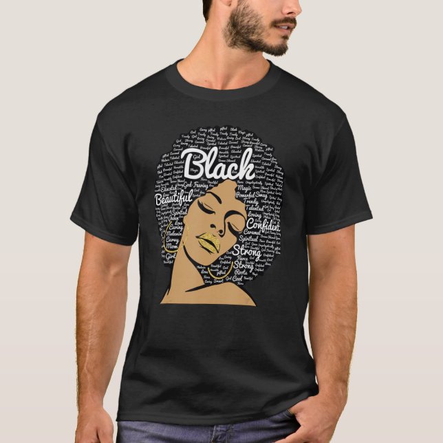 Camiseta Enfermeira Negra Magia Afro Melanin Rainha Negra (Frente)