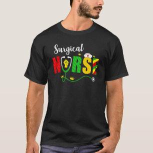 Camiseta Enfermeira Negra Orquestra Orgânica Stethoscope Ju