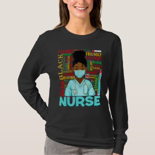 Camiseta Enfermeira Negra Rn 2022 Costume Black History Mon