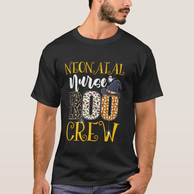 Camiseta Enfermeira Neonatal Boo Crew Fusume Boo Ghos (Frente)