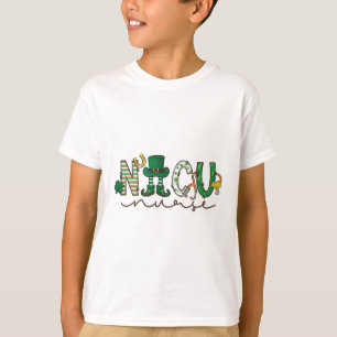 Camiseta Enfermeira Neonatal Nicu St Pattys Enfermagem Dia