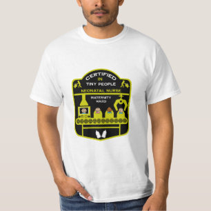 Camiseta Enfermeira Neonatal Obrigado E Apoio Presente