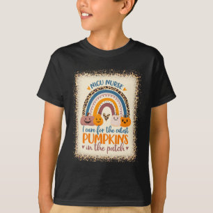 Camiseta Enfermeira Nicu Halloween Eu Me Preocupo Com Os Pu