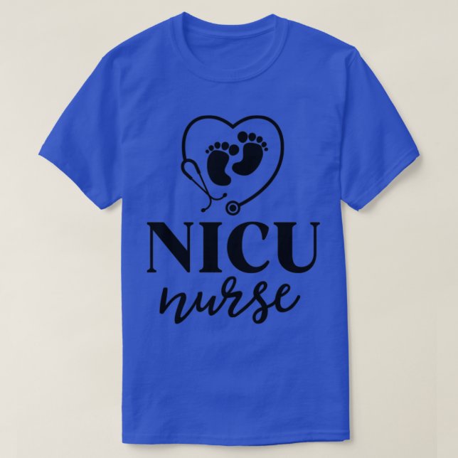 Camiseta Enfermeira NICU Oferece Gradu Neonatal da Escola d (Frente do Design)