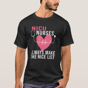 Camiseta Enfermeira Nicu Sempre Faz A Enfermeira De Lista L