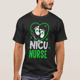 Camiseta Enfermeira Nicu Vida Estetoscópio Enfermagem Feliz