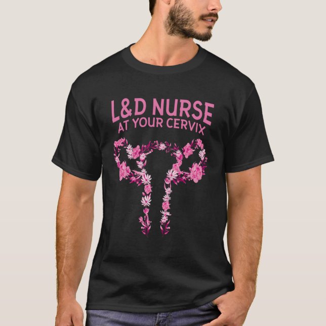 Camiseta Enfermeira No Seu Trabalho Cervix E Enfermeiro De  (Frente)