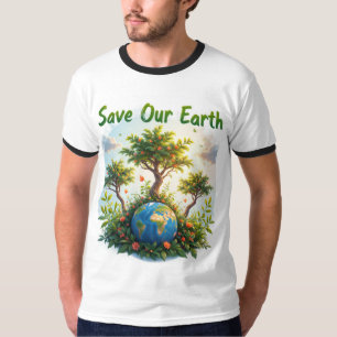 Camiseta Enfermeira nosso planeta: um apelo à proteção da n