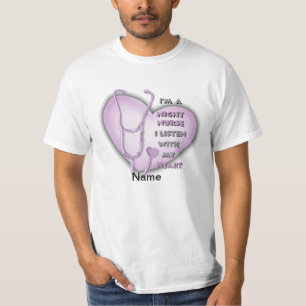 Camiseta Enfermeira Noturna Purple Heart