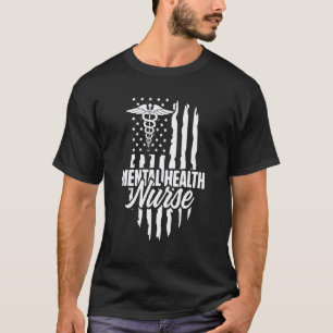 Camiseta Enfermeira(o) de Saúde Mental Enfermagem Rn 1