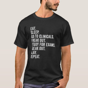 Camiseta Enfermeira(o) Graduada(o) de Enfermagem Estudante 